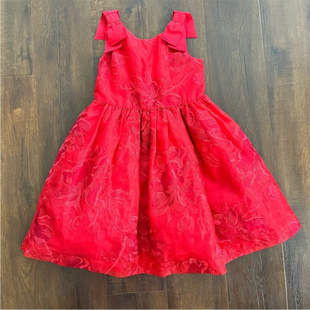 Janie and Jack red dress size 6
